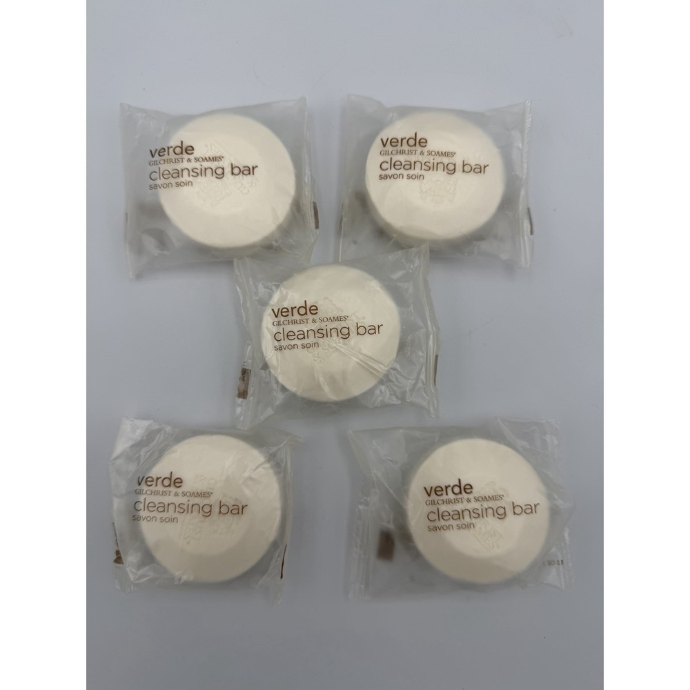 Lot of 5 Verde Gilchrist & Soames Cleansing Bar Savon Soin 1.5 oz Sealed